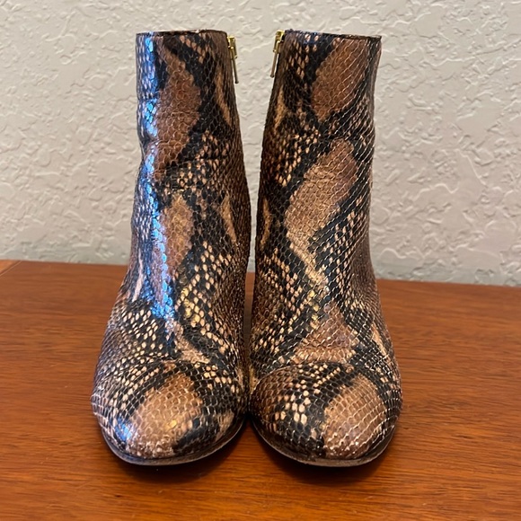 Zadig & Voltaire Women Python Ankle Bootie Made in Italy Size 37 (US 7) - Picture 4 of 14